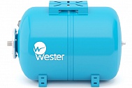 Мембранный бак для водоснабжения горизонтальный Wester 80
