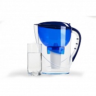 Фильтр-кувшин для воды Гейзер АКВАРИУС Ж (синий)